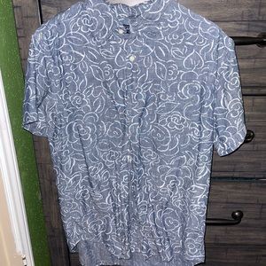 J Crew Mercantile Rose Designed Button Down